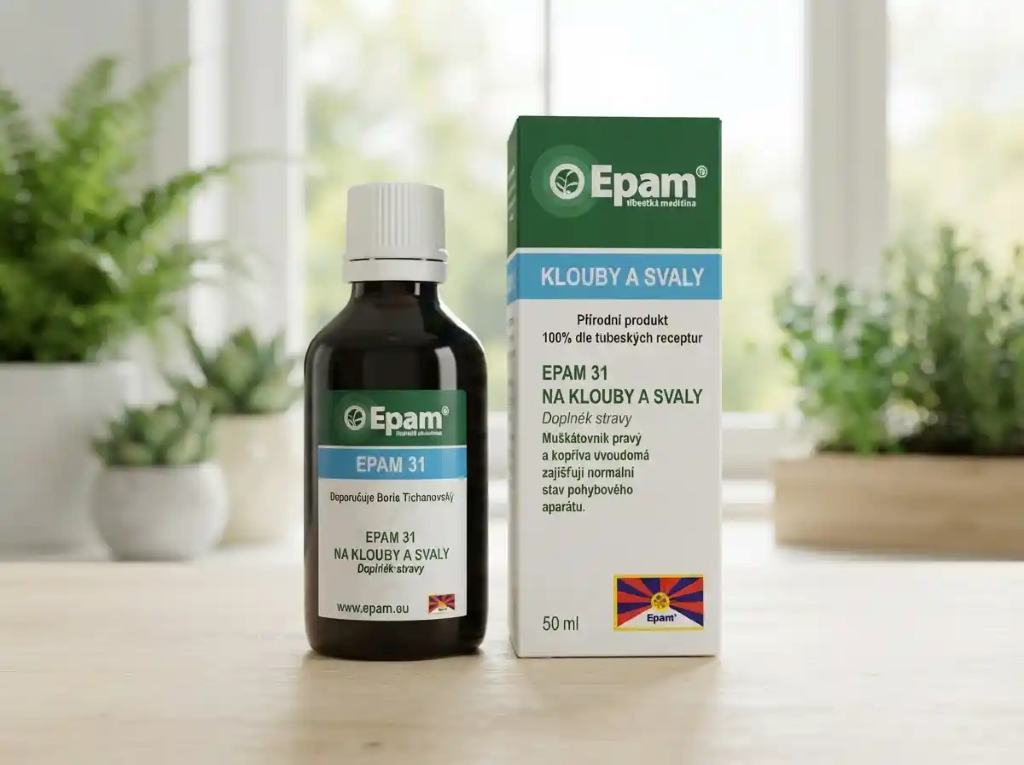 EPAM 31 Na klouby a svaly - bylinná tinktura s propolisem